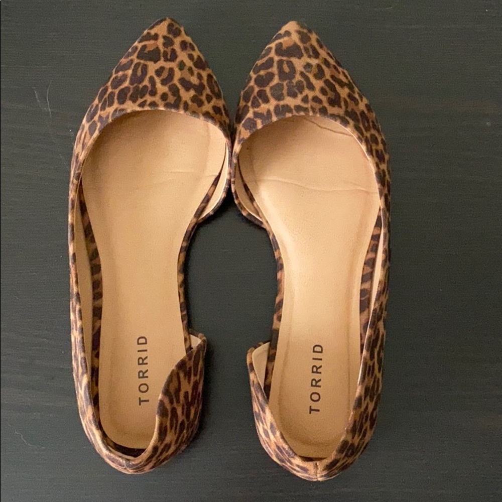 Cheetah print flats